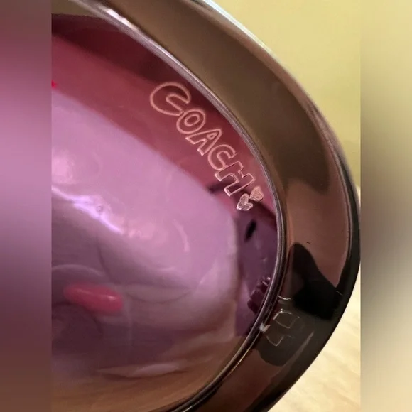 Coach Gracie Sunglasses in Purple (poppy collection) w Hardshell Case! - Picture 7 of 15